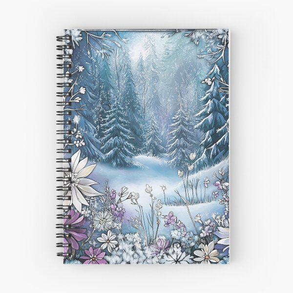 Item preview, Winter landscape. Floral pattern. designed and sold by MagelliShop.