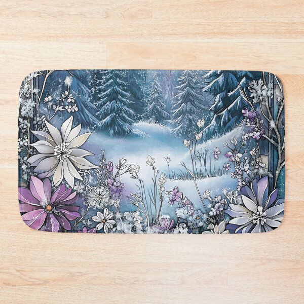 Item preview, Winter landscape. Floral pattern. designed and sold by MagelliShop.