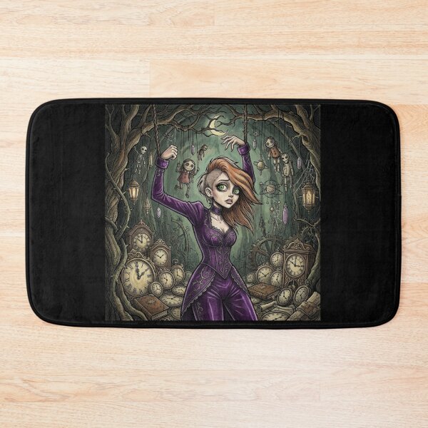 Item preview, Chained Sorceress fantasy art designed and sold by Vintage Designs +.