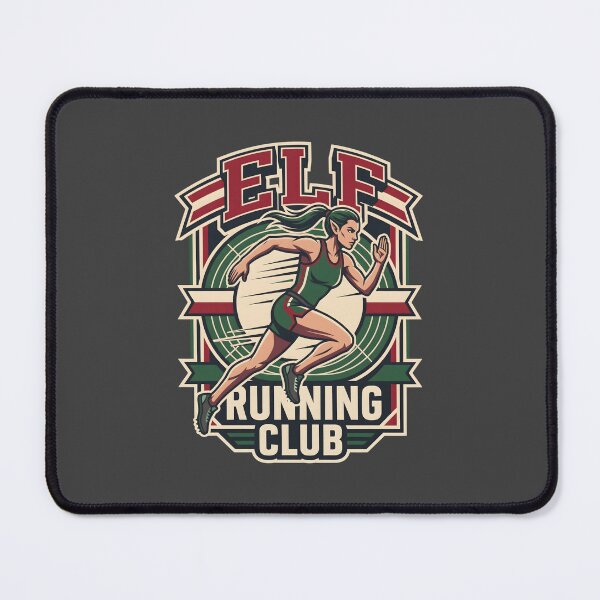 Item preview, Elf Running Club Marathon Track designed and sold by SplashTastic.