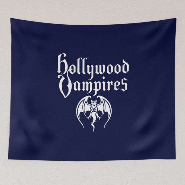 Item preview, Hollywood Rock Supergroup Gothic Bat Wings Typography designed and sold by heulwenalvarez.