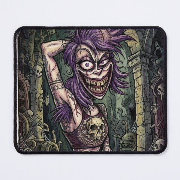 Item preview, Undead Alt Punk Bitch horror art illustration designed and sold by Vintage Designs +.
