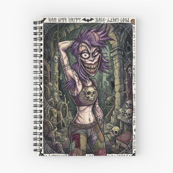 Item preview, Undead Alt Punk Bitch horror art illustration designed and sold by Vintage Designs +.