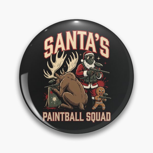 Item preview, Santa Paintball Squad Holiday Action designed and sold by SplashTastic.