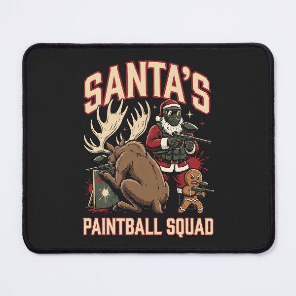 Item preview, Santa Paintball Squad Holiday Action designed and sold by SplashTastic.
