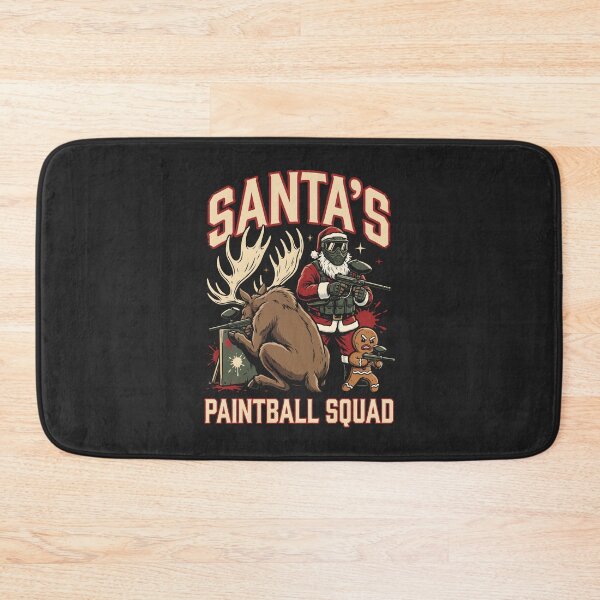 Item preview, Santa Paintball Squad Holiday Action designed and sold by SplashTastic.
