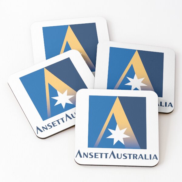 Item preview, Ansett Australia Logo – Classic Australian Airline Emblem with White Star and Gold Letter A designed and sold by belitasdishoppe.
