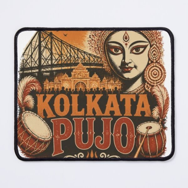 Item preview, Vintage Kolkata Durga Pujo Celebration & Heritage Art designed and sold by PrintWavePro.