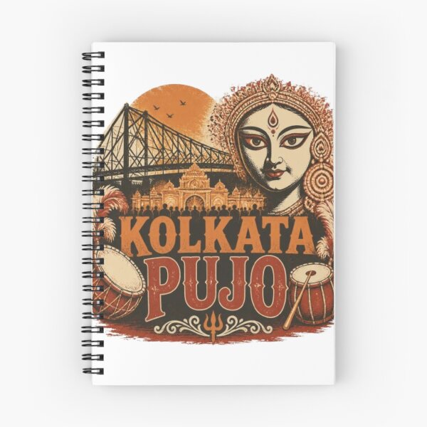 Item preview, Vintage Kolkata Durga Pujo Celebration & Heritage Art designed and sold by PrintWavePro.