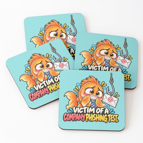 Item preview, Victim of a Company Phishing Test - Funny Goldfish designed and sold by Ink and Wink.