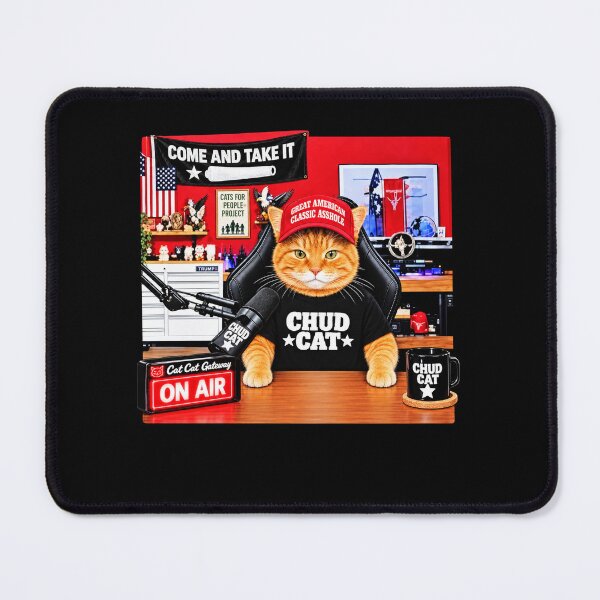 Item preview, Chud Cat Radio Host designed and sold by Exerohuhic.