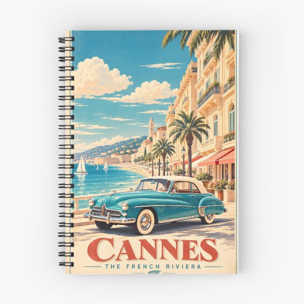 Item preview, Sun-Kissed Splendor: Vintage Cannes Travel Poster Vol.2 designed and sold by Ceemko's Vintage Corner.