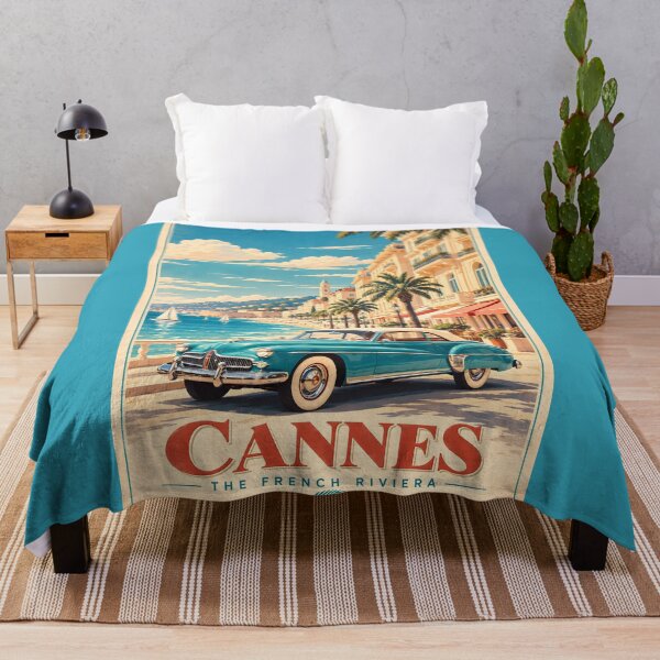 Item preview, Sun-Kissed Splendor: Vintage Cannes Travel Poster Vol.2 designed and sold by Ceemko's Vintage Corner.