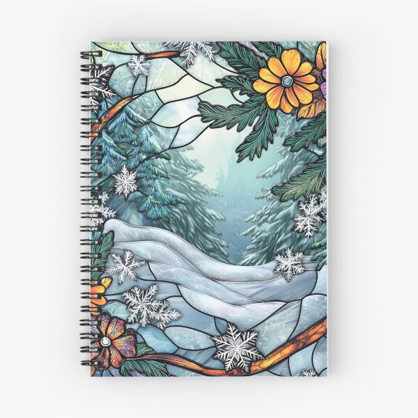 Artikelvorschau, Winterlandschaft. Blumenmuster. entworfen und verkauft von MagelliShop.
