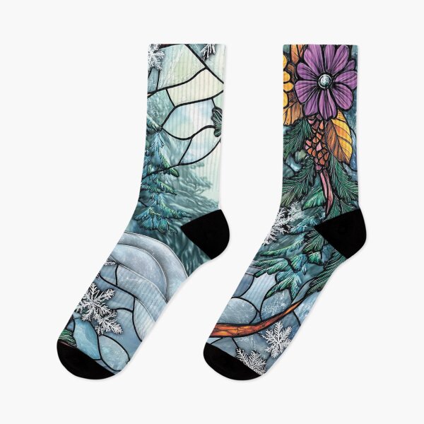 Item preview, Winter landscape. Floral pattern. designed and sold by MagelliShop.