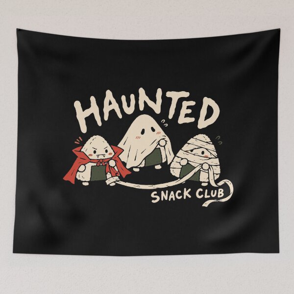 Item preview, Haunted Snack Club – Cute Onigiri Halloween designed and sold by gogopachinko.