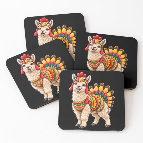 Item preview, Funny Llama Turkey Costume Thanksgiving Zoo designed and sold by rafaeltto.
