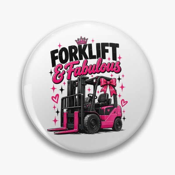 Item preview, Forklift and Fabulous – Funny Warehouse Worker Glamour Design designed and sold by KeeganDykes.