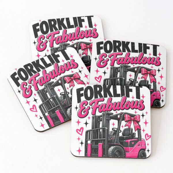 Item preview, Forklift and Fabulous – Funny Warehouse Worker Glamour Design designed and sold by KeeganDykes.