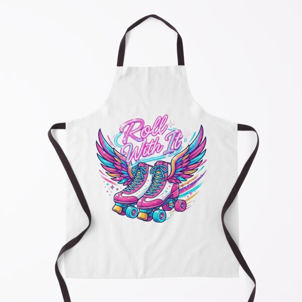 Item preview, • Retro Neon Winged Roller Skates Roll With It designed and sold by Sanan Israyilli.