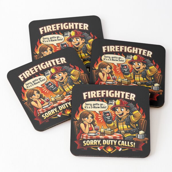 Item preview, Firefighter Dating Problems – Funny Firefighter Relationship Sticker   designed and sold by Timeless Junction.