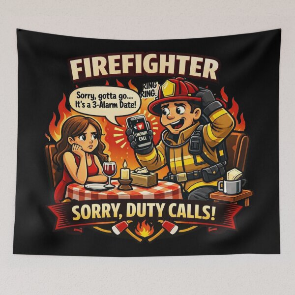 Item preview, Firefighter Dating Problems – Funny Firefighter Relationship Sticker   designed and sold by Timeless Junction.