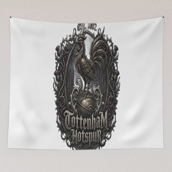 Item preview, Tottenham Hotspur Gothic Emblem – Dark Art Fan Design designed and sold by ZoraHouse.