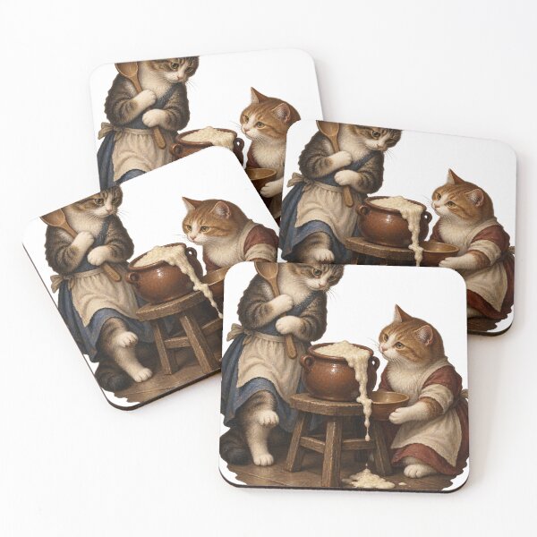 Item preview, Sweet Porridge and the Helpful Cats designed and sold by Ocelot-T.
