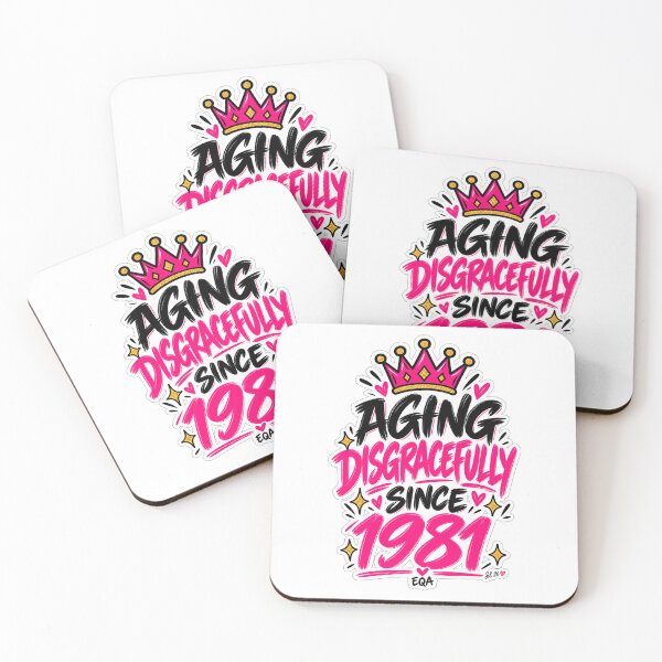 Item preview, Aging Disgracefully Since 1981 designed and sold by Bold Bird Studio.
