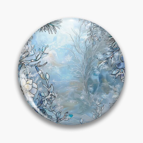 Item preview, Winter landscape. Floral pattern. designed and sold by MagelliShop.