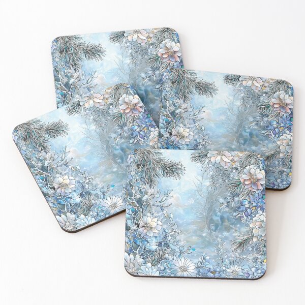 Item preview, Winter landscape. Floral pattern. designed and sold by MagelliShop.