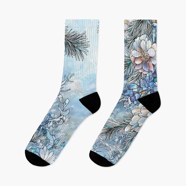Item preview, Winter landscape. Floral pattern. designed and sold by MagelliShop.
