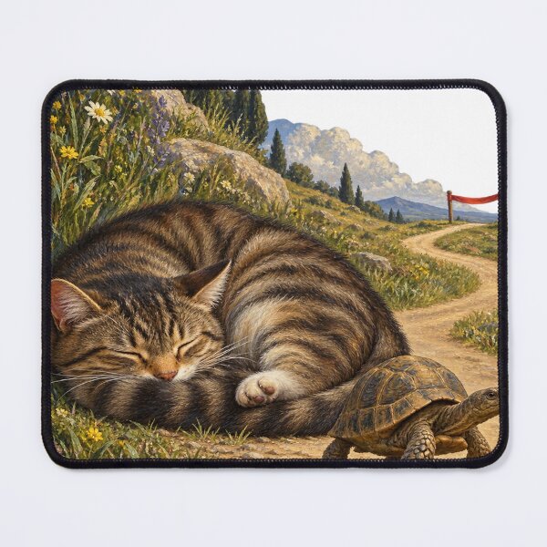 Item preview, The Hare and the Tortoise Overtaking designed and sold by Ocelot-T.