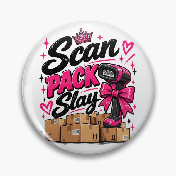 Item preview, Scan Pack Slay – Funny Glamorous Warehouse Worker Design designed and sold by KeeganDykes.