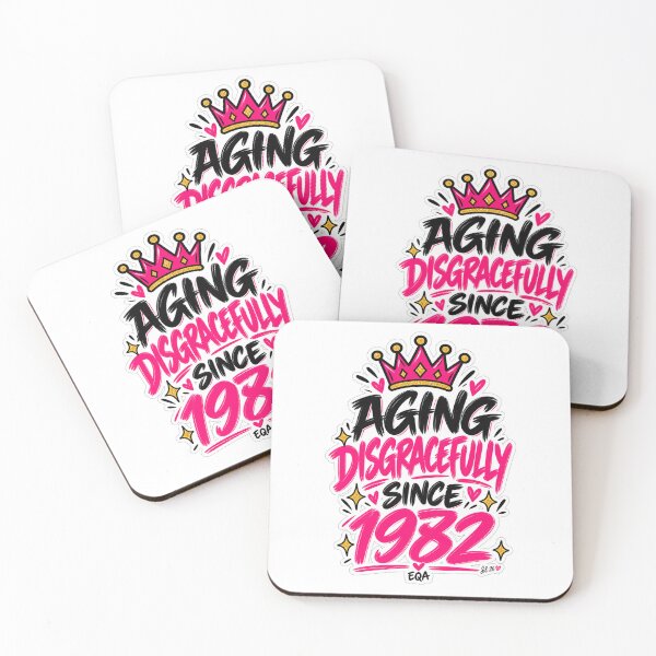 Item preview, Aging Disgracefully Since 1982 designed and sold by Bold Bird Studio.