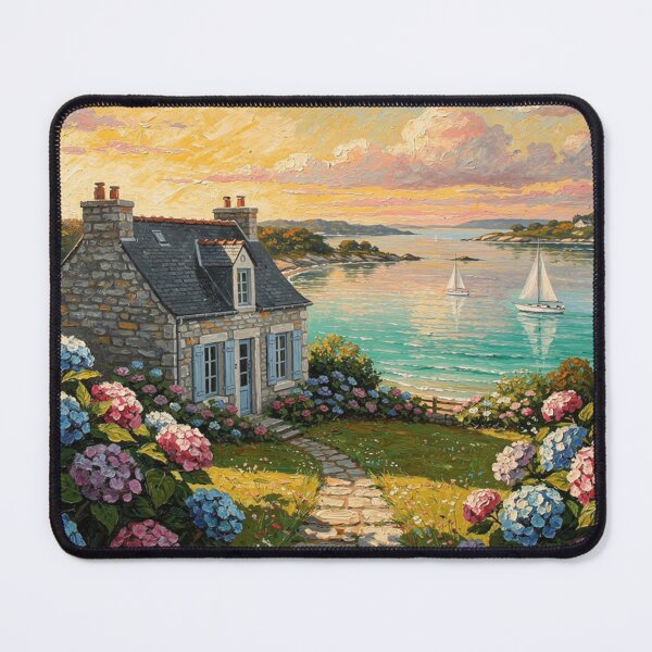 Item preview, Brittany, gulf, private park and granite cottage designed and sold by jefboutique6150.