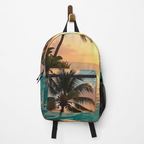 Item preview, Infinity Sunset Retreat | Tropical Paradise Horizon designed and sold by nhk999.