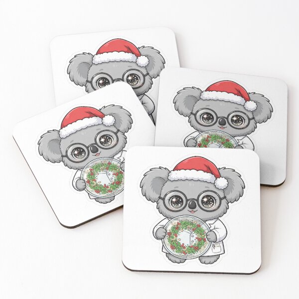 Item preview, Santa Koala Christmas Wreath Petri Dish designed and sold by Wildlife-Walk.