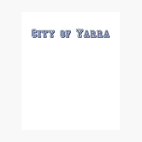 City of Yarra Photographic Print