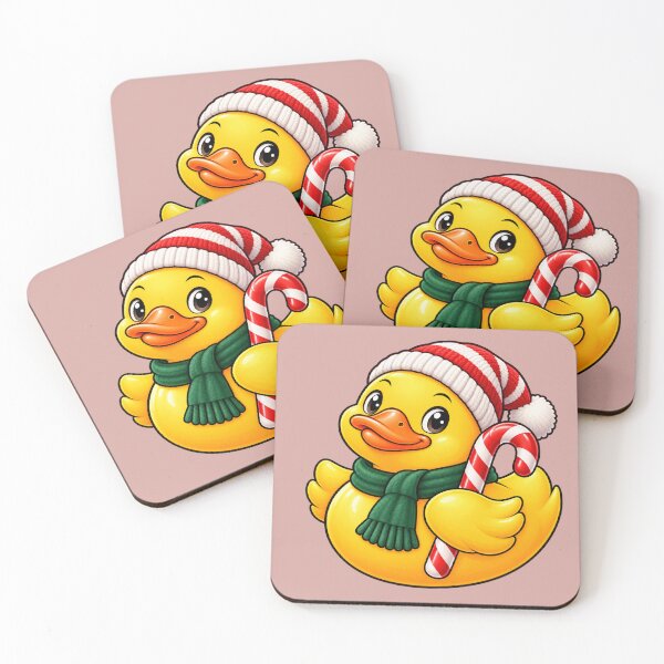 Item preview, Christmas Rubber Duck Holding a Candy Cane designed and sold by BROHLine Studio.