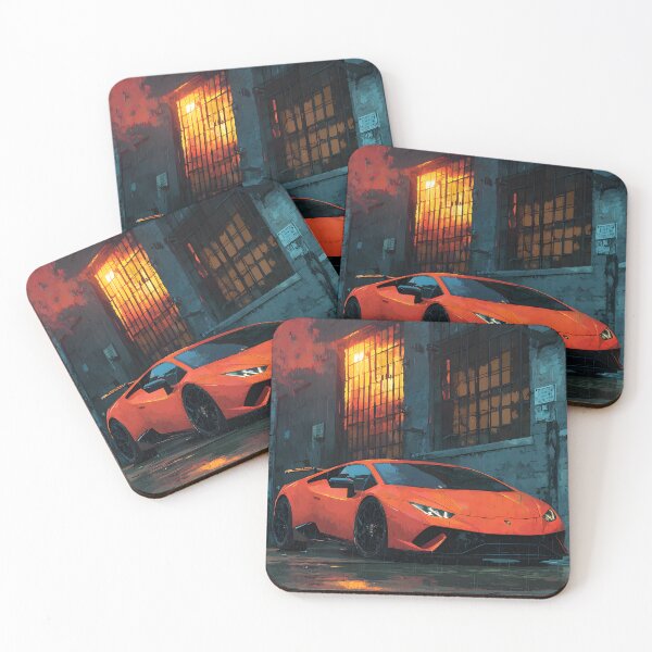Item preview, Lamborghini Huracan Performante Automotive Collector Art designed and sold by AutoPopStudio.