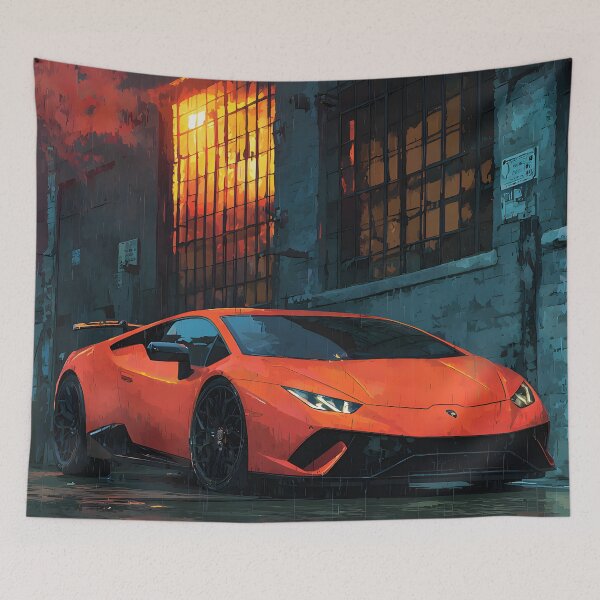 Item preview, Lamborghini Huracan Performante Automotive Collector Art designed and sold by AutoPopStudio.