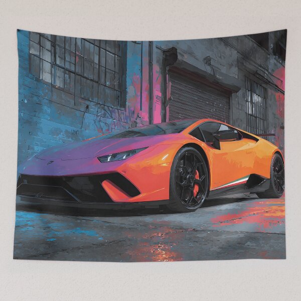 Item preview, Lamborghini Huracan Performante Exotic Car Wall Decor designed and sold by AutoPopStudio.
