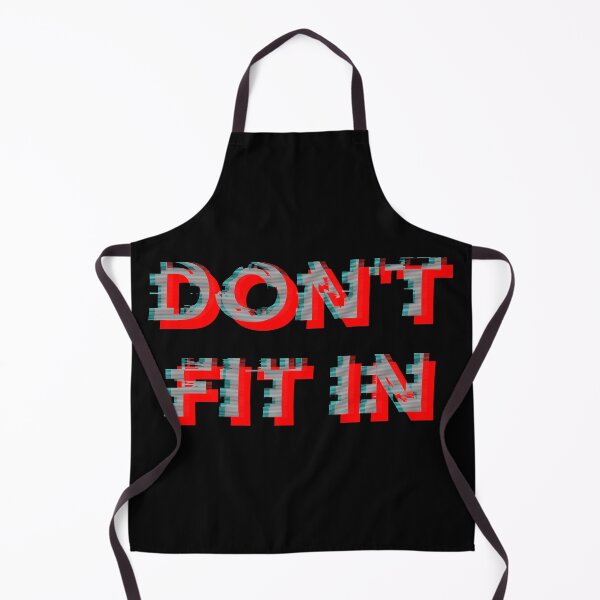 Item preview, Don't Fit In – Glitch Typography Cyberpunk Streetwear designed and sold by Edwere.