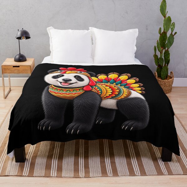 Item preview, Funny Panda Turkey Costume Thanksgiving Zoo designed and sold by rafaeltto.