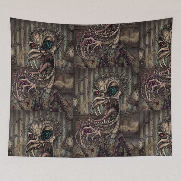 Item preview, The Vampire lord summoning the dark forces illustration designed and sold by Vintage Designs +.