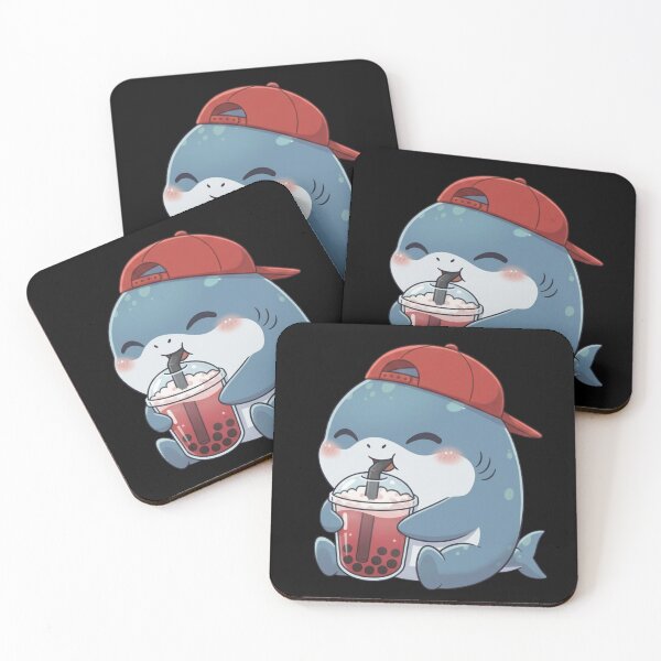 Item preview, Cute Bubble Tea Shark designed and sold by Nature's Chibis.