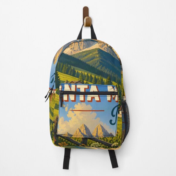 Item preview, Santa Maddalena Italy – Vintage Alpine Travel Poster designed and sold by LSVart.
