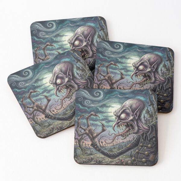 Item preview, Ancient Nosferatu Rat Lord controller of the rodent horde dark horror illustration designed and sold by Vintage Designs +.