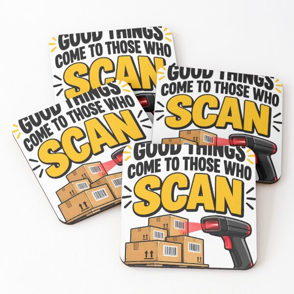 Item preview, Good Things Come to Those Who Scan – Funny Warehouse Worker Design designed and sold by KeeganDykes.